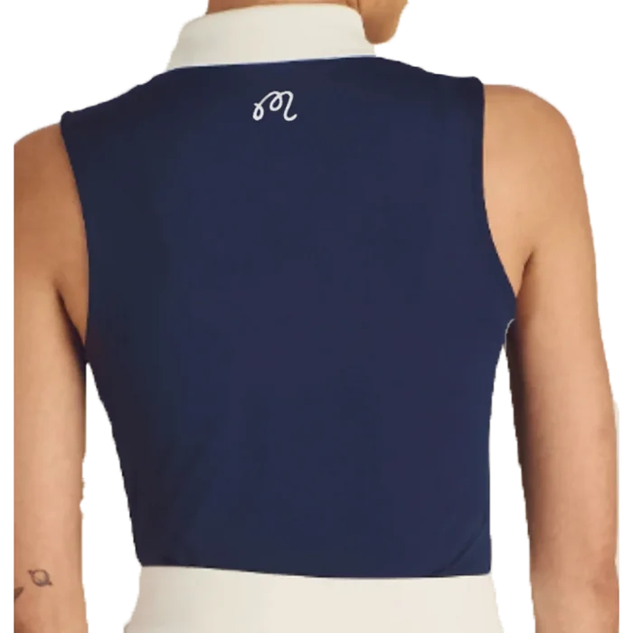 Malbon Women's Claudia Polo Unbadged Navy Color