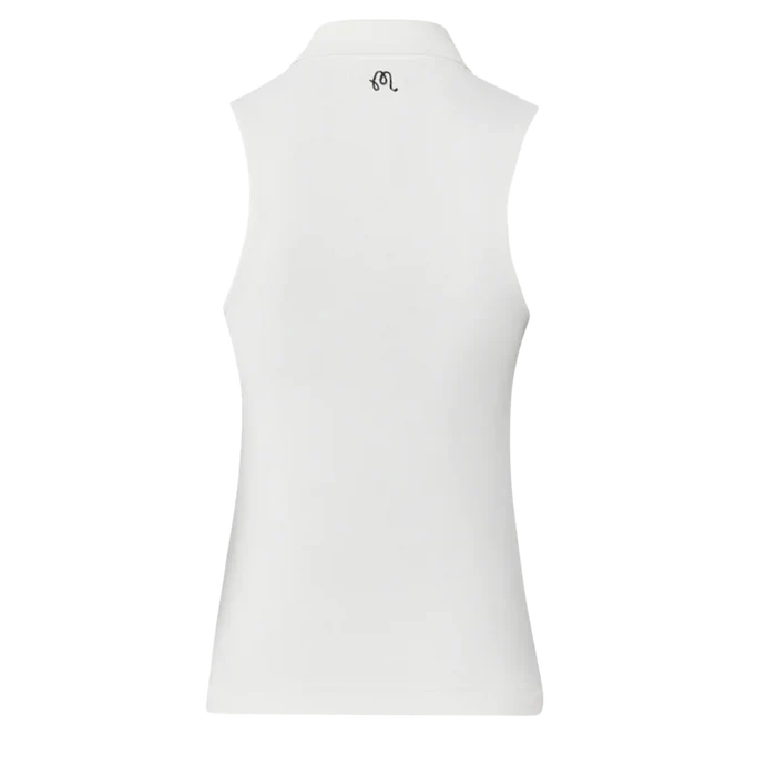 Malbon Women's Claudia Polo Unbadged White Color