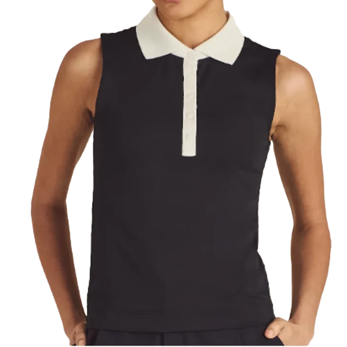 Malbon Women's Claudia Polo Unbadged Black Color
