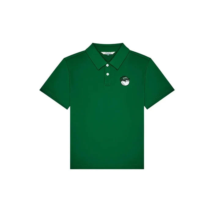 Malbon Youth Baldwin Buckets Polo green color