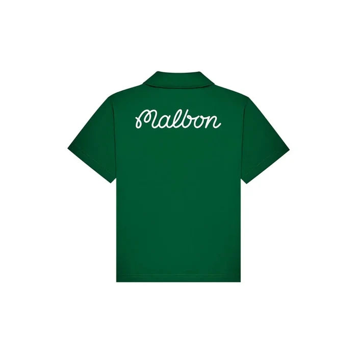 Malbon Youth Baldwin Buckets Polo green color