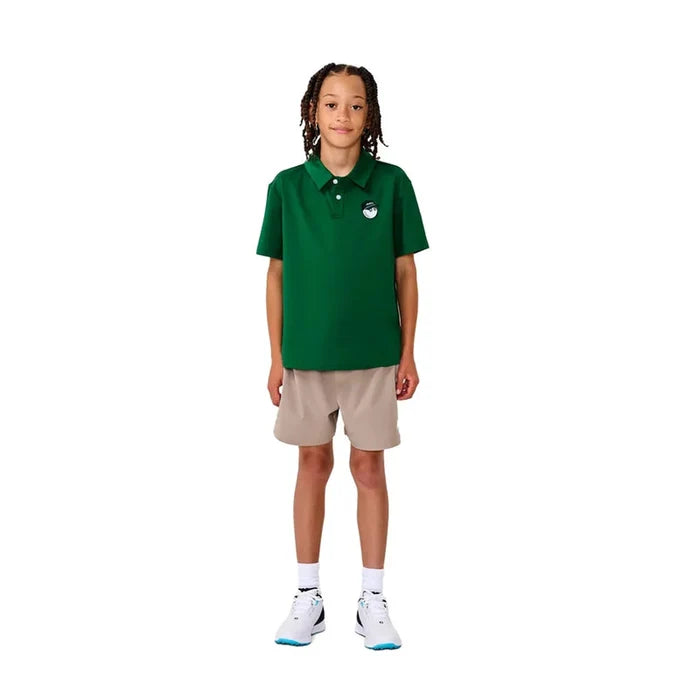 Malbon Youth Baldwin Buckets Polo green color