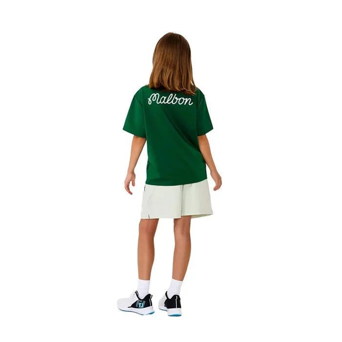 Malbon Youth Baldwin Buckets Polo green color