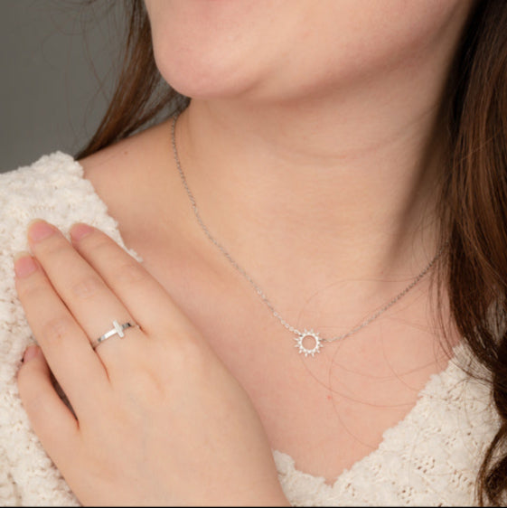Mallory Silver Necklace