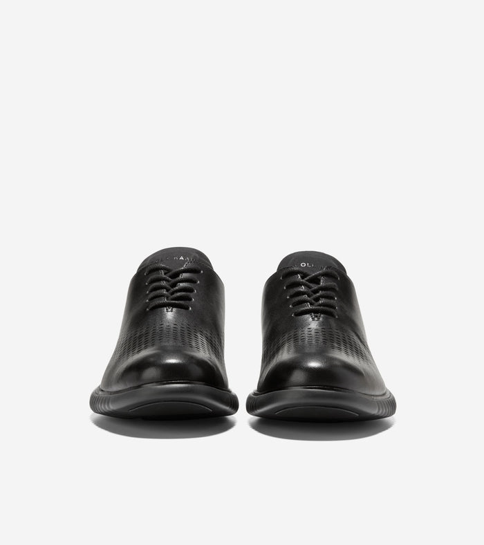 Men's 2.ZERØGRAND Laser Wingtip Oxfords-Black