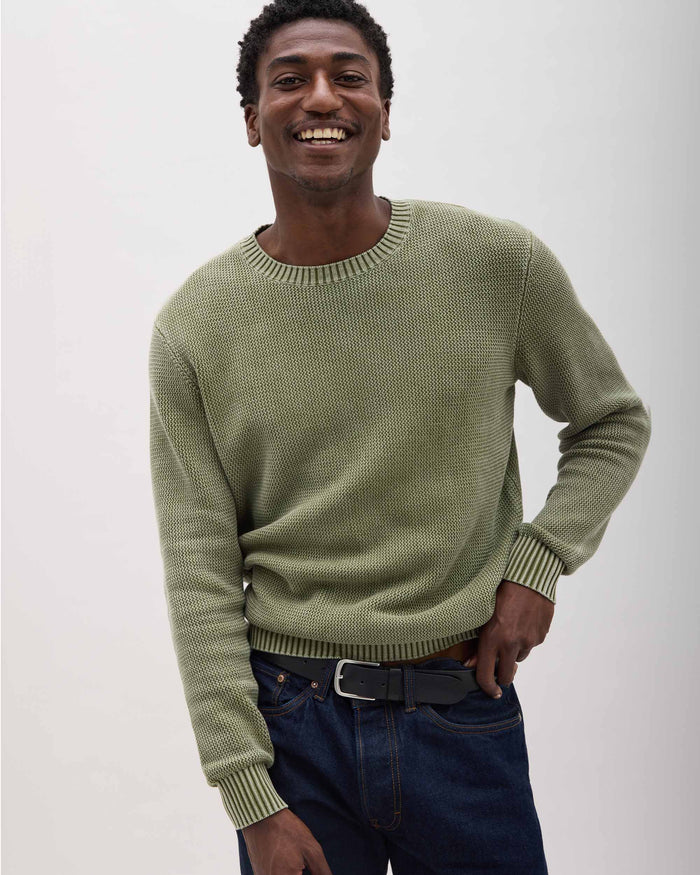 Men's Dune Sweater in Black (Black) | Richer Poorer