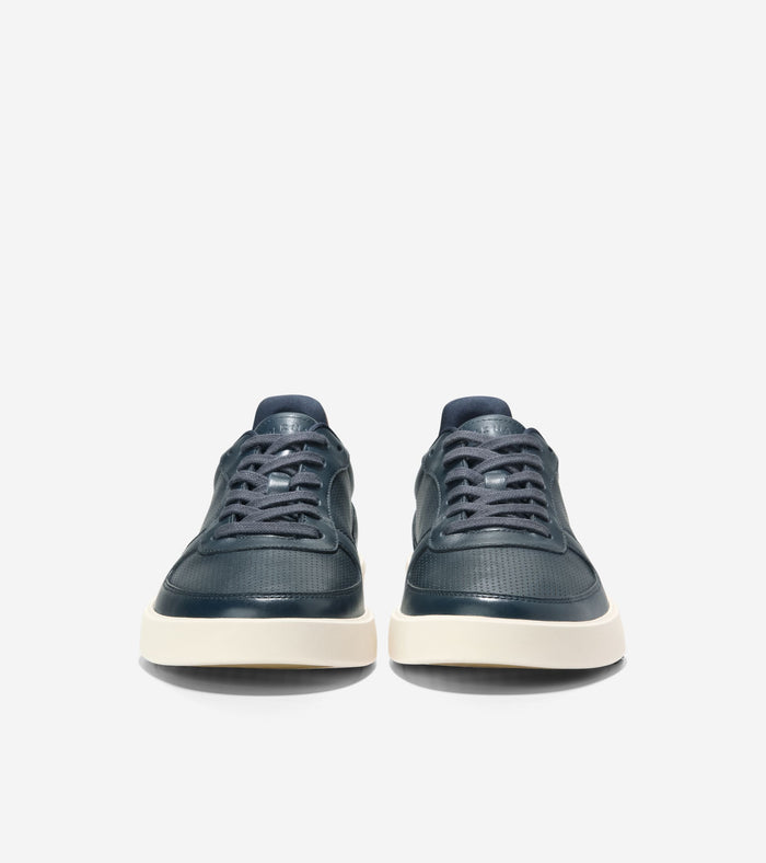 Men's Grand Crosscourt Daily Court Sneakers-Navy Blazer-British Tan-Ivory