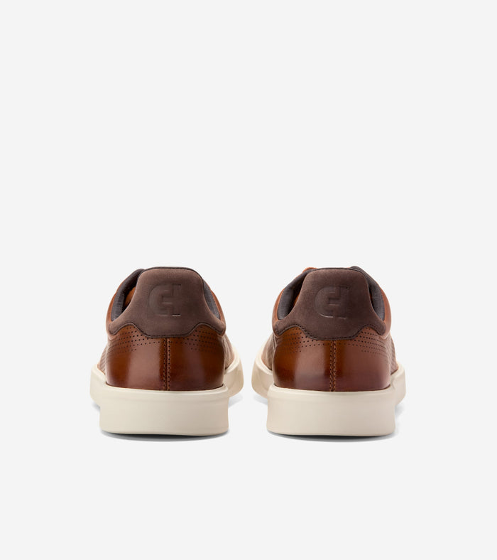 Men's Grand Crosscourt Daily Laser Sneakers-British Tan-Dark Chocolate