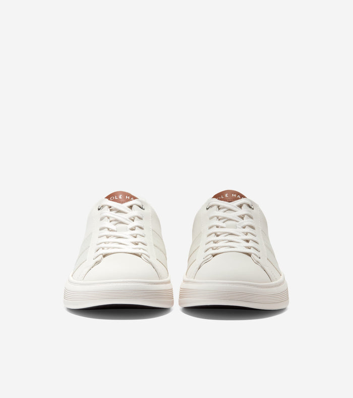 Men's Grand Crosscourt Premier Sneakers-Ivory-White-British Tan