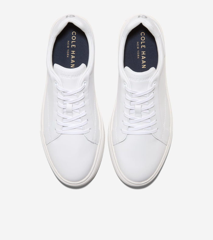 Men's Grand Kittery Court Sneakers-Optic White