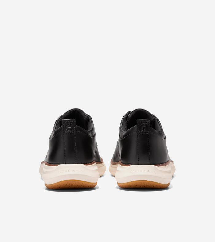 Men's Grand Remix Oxfords-Black Smooth-Ivory