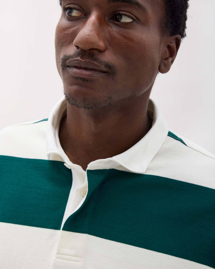 Men's Rugby Polo in Blue Nights Rugby (Blue) | Richer Poorer