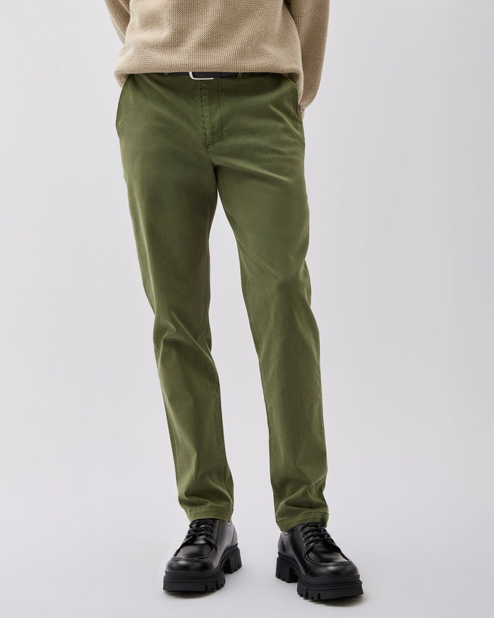 Mens Lightweight Chino - Stretch Cotton Twill - Cypress