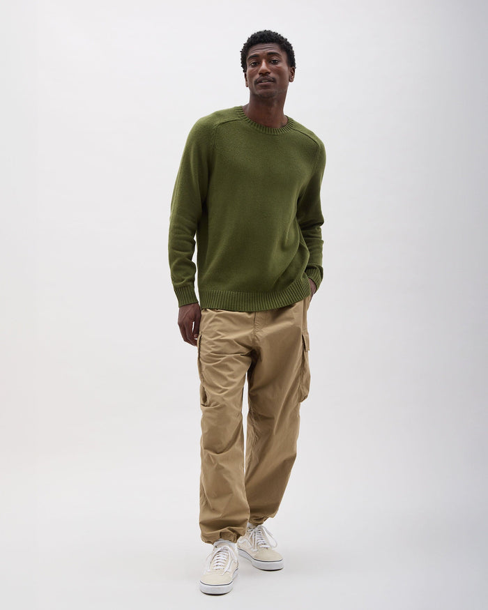 Men's Noel Sweater in Cypress (Green) | Richer Poorer