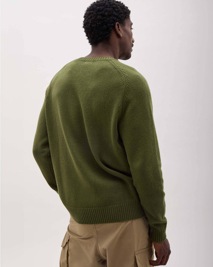 Men's Noel Sweater in Cypress (Green) | Richer Poorer