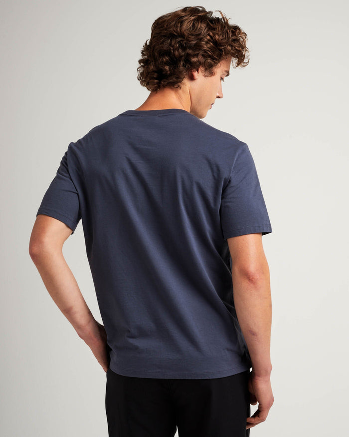 Men's Pima Pocket Tee in Heather Grey (Grey) | Richer Poorer