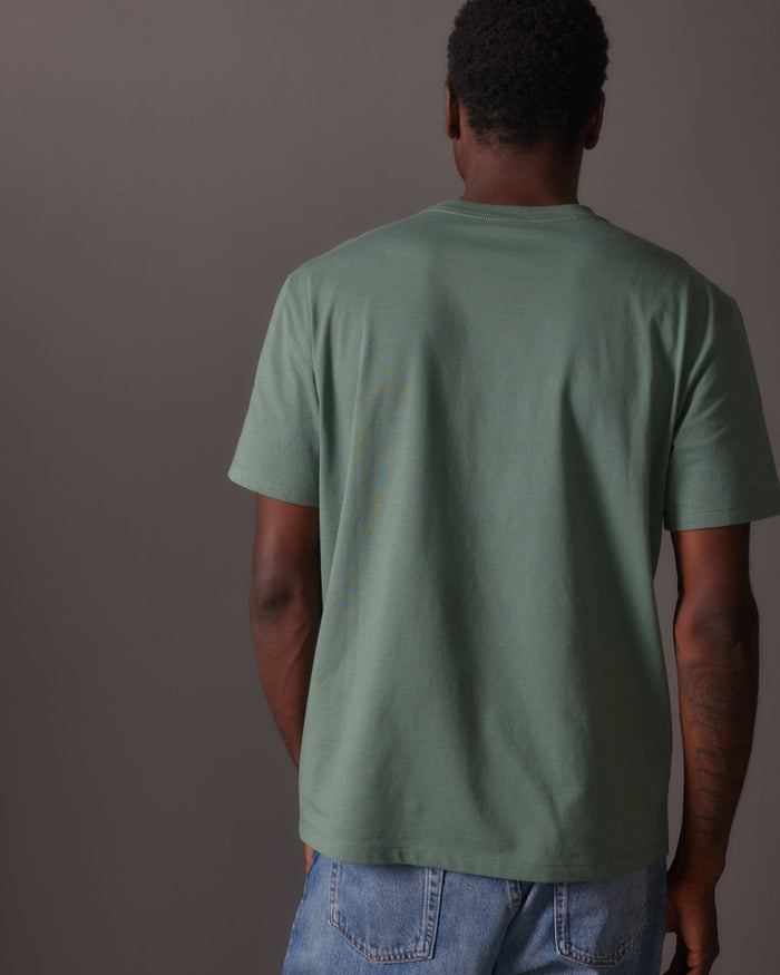 Men's Pima Pocket Tee in Gunmetal (Grey) | Richer Poorer