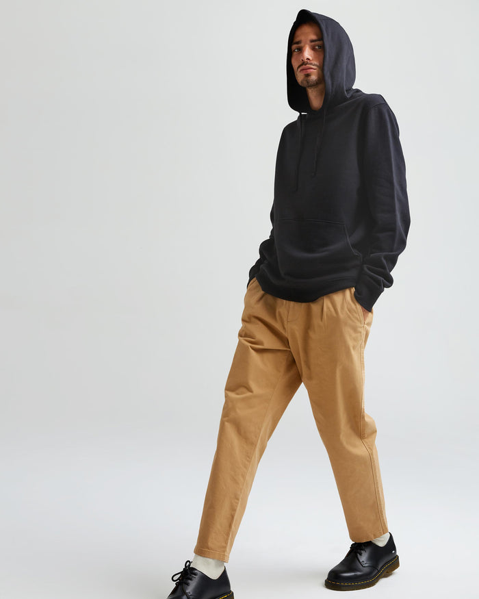 Men's Recycled Fleece Hoodie in Blue Mirage (Blue) | Richer Poorer