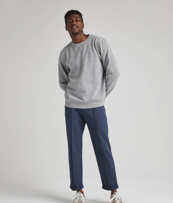 Mens Recycled Fleece Sweatshirt - Recycled Fleece - Heather Grey #Heather Grey