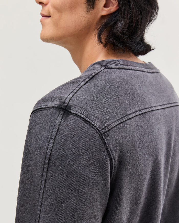 Men's Recycled Fleece Sweatshirt in Truffle (Brown) | Richer Poorer