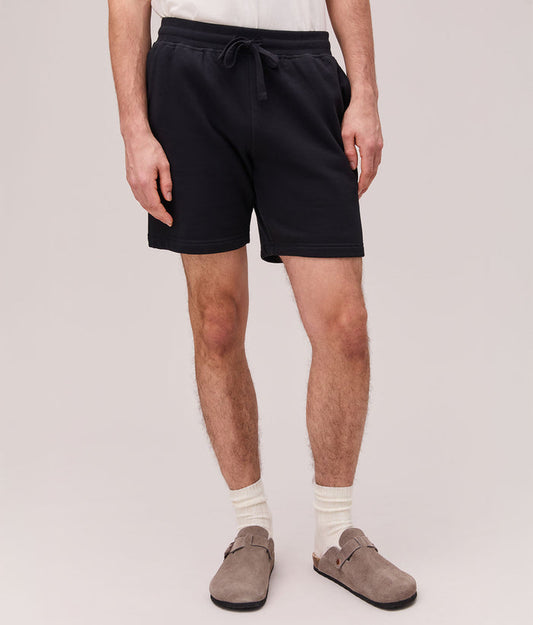 Mens Recycled Fleece Sweatshort | Black