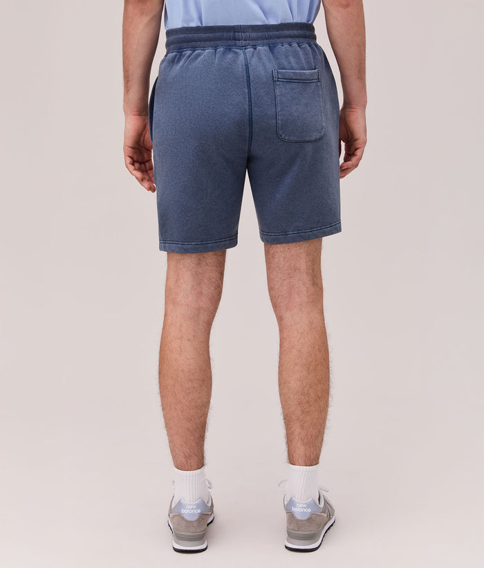 Mens Recycled Fleece Sweatshort | Mineral Moonlit Ocean