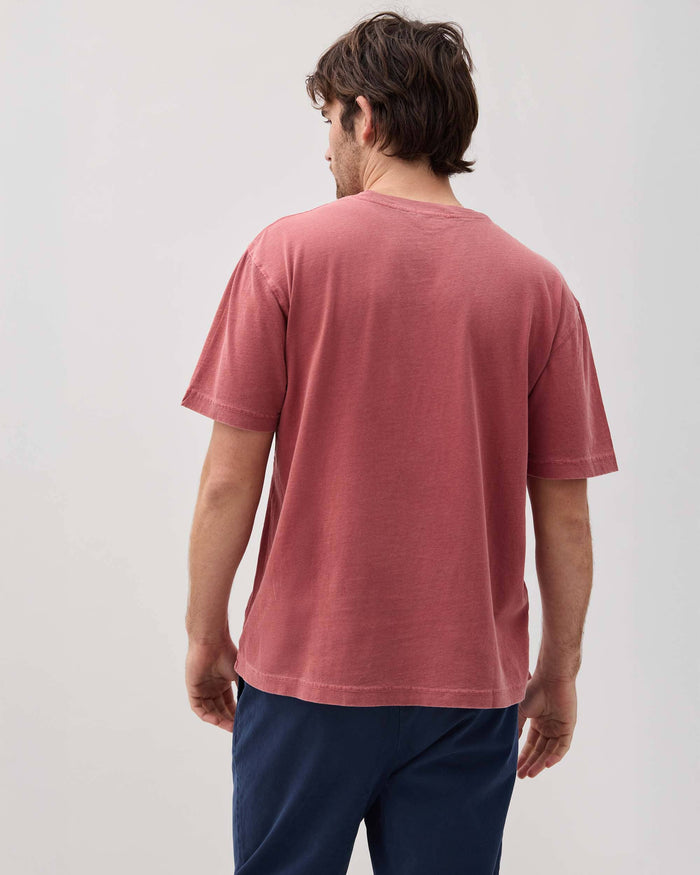 Men's Relaxed Tee in Pink Sands | Richer Poorer