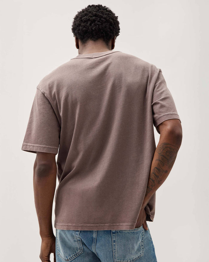 Men's Relaxed Tee in Fennel Seed (Tan) | Richer Poorer