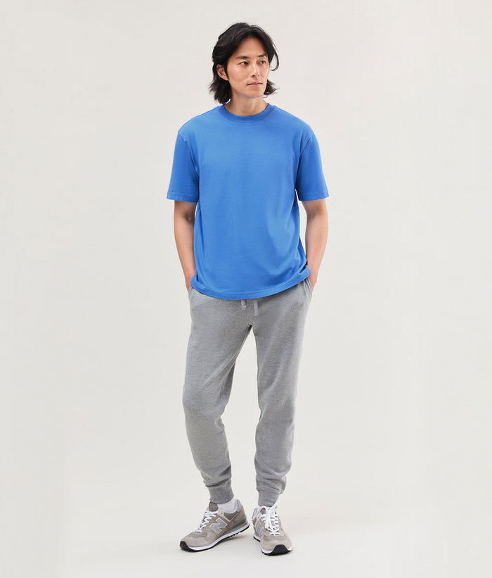 Men's Relaxed Tee in Pop Blue | Richer Poorer