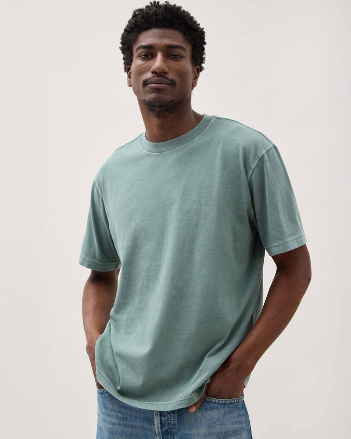Men's Relaxed Tee in Latte (Brown) | Richer Poorer