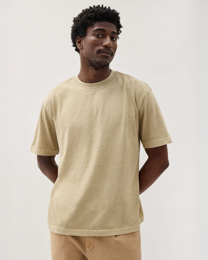 Men's Relaxed Tee in Rainforest (Green) | Richer Poorer