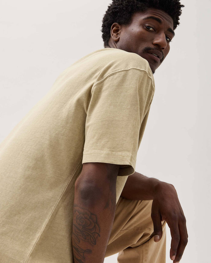 Men's Relaxed Tee in Rainforest (Green) | Richer Poorer