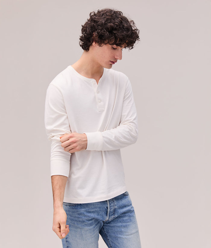 Mens Work Week Pima Henley | Bone