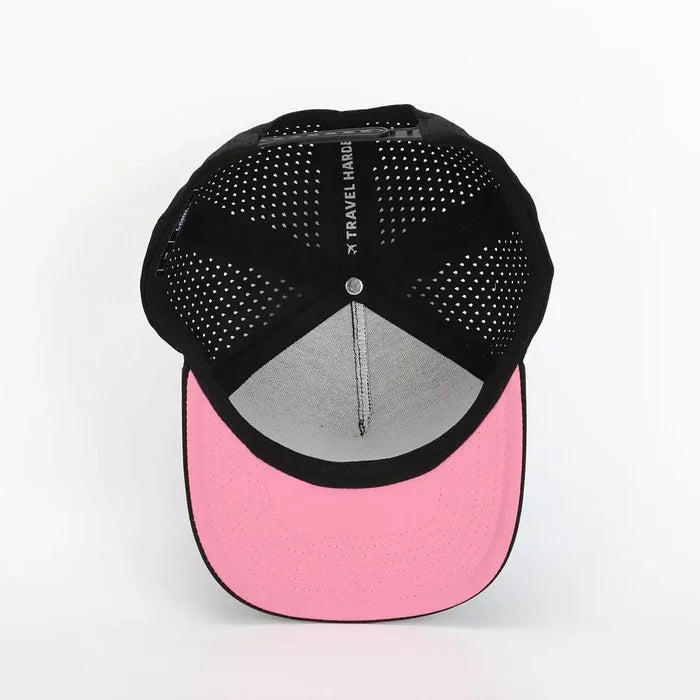 Miami Hat - Black/Pink color Inner view