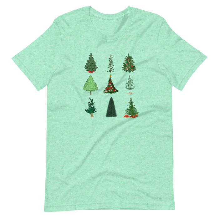 Mickey Christmas Tree Short-Sleeve Unisex T-Shirt