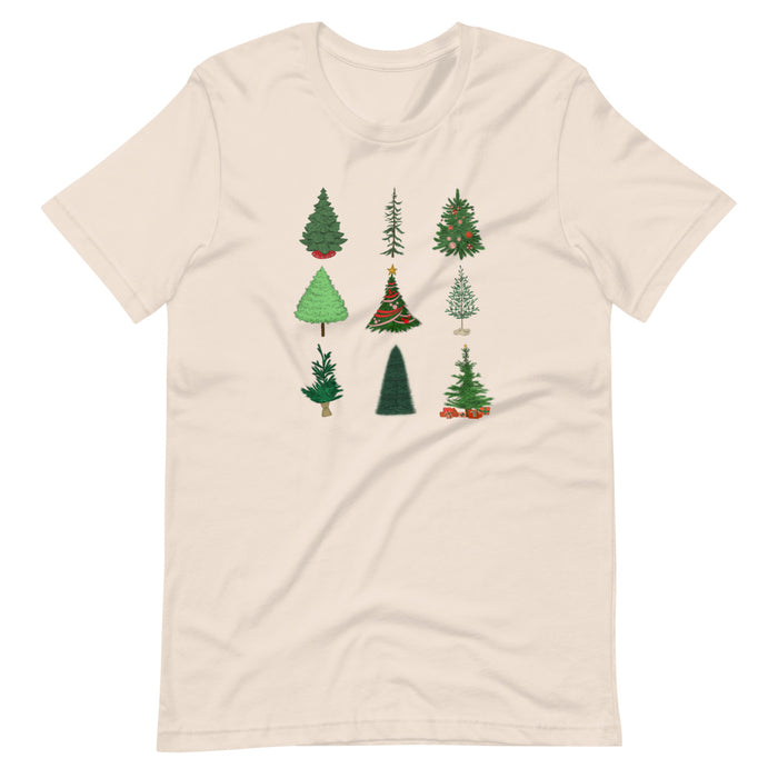 Mickey Christmas Tree Short-Sleeve Unisex T-Shirt