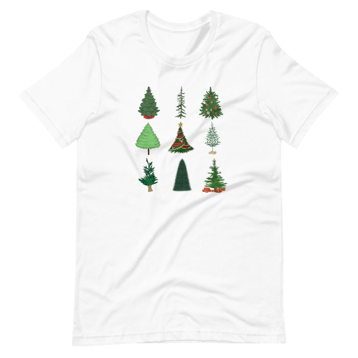 Mickey Christmas Tree Short-Sleeve Unisex T-Shirt