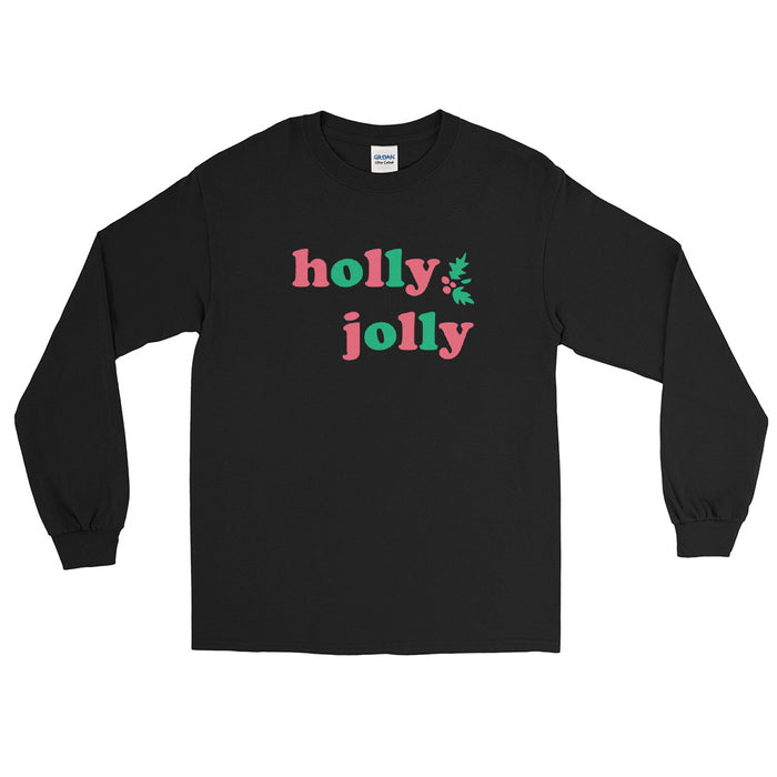 Mickey Holly Jolly Holiday Men’s Long Sleeve Shirt