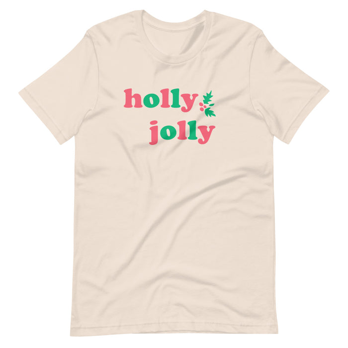 Mickey Holly Jolly Holiday Short-Sleeve Unisex T-Shirt