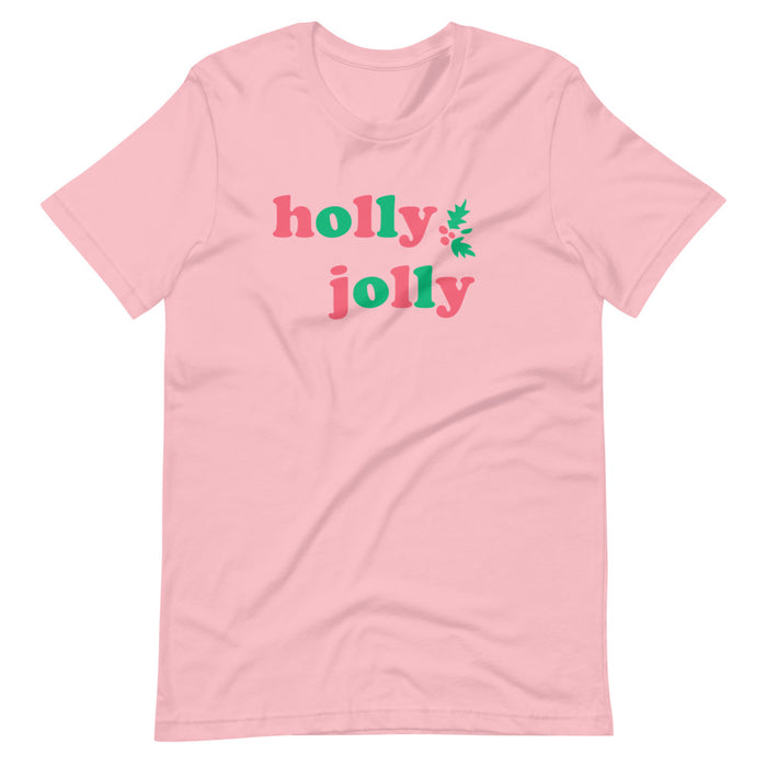 Mickey Holly Jolly Holiday Short-Sleeve Unisex T-Shirt