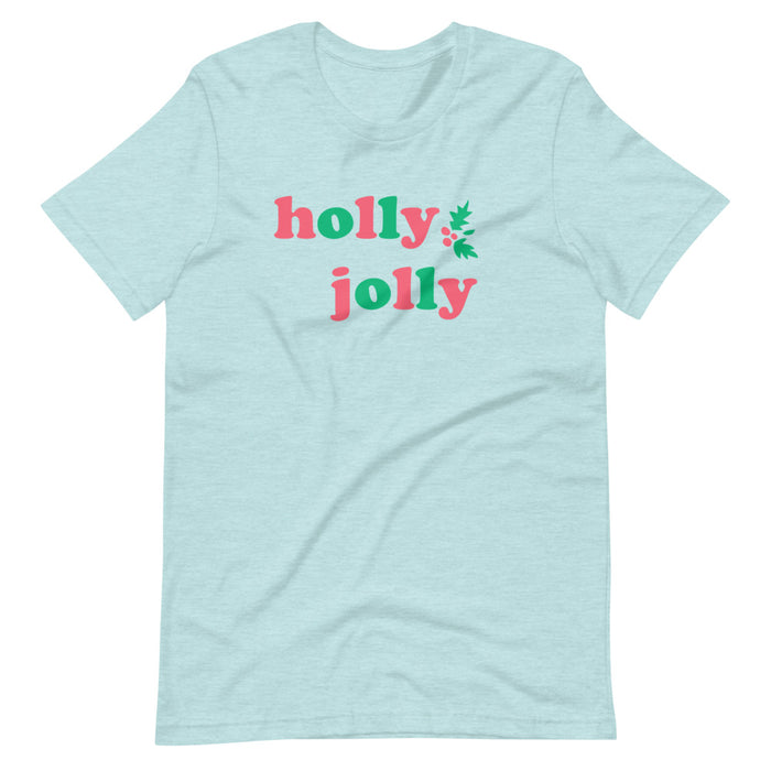 Mickey Holly Jolly Holiday Short-Sleeve Unisex T-Shirt