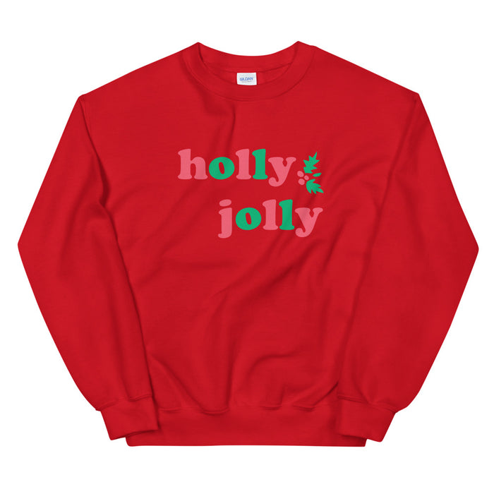 Mickey Holly Jolly Holiday Unisex Sweatshirt