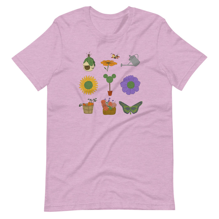 Mickey Topiary Flower and Garden Festival Short-Sleeve Unisex T-Shirt
