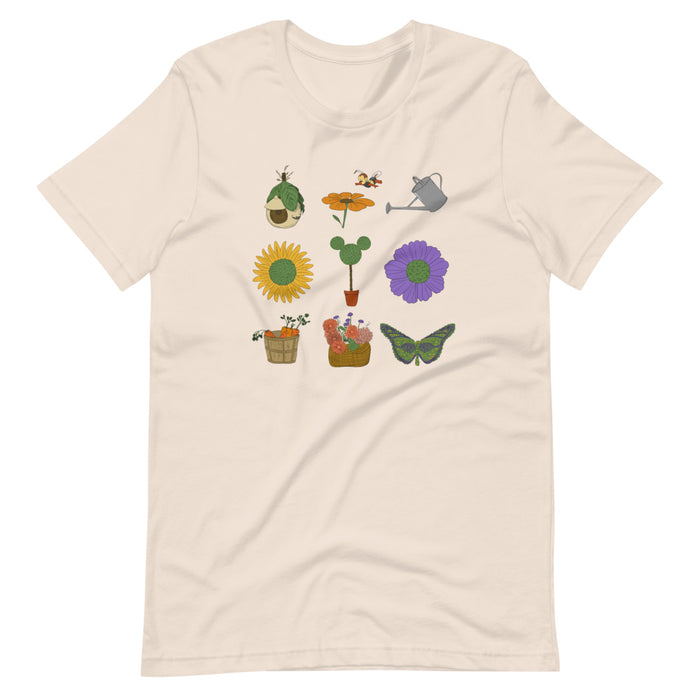 Mickey Topiary Flower and Garden Festival Short-Sleeve Unisex T-Shirt
