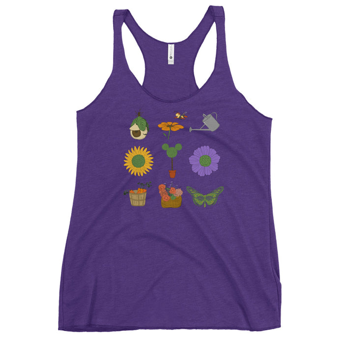 Mickey Topiary Flower and Garden Festival Women's Racerback Tank