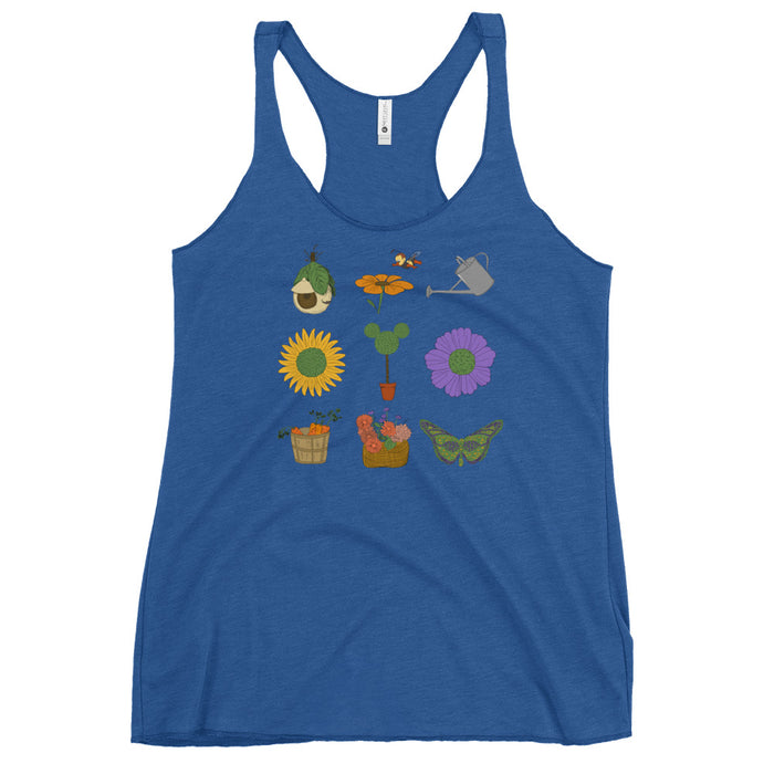 Mickey Topiary Flower and Garden Festival Women's Racerback Tank