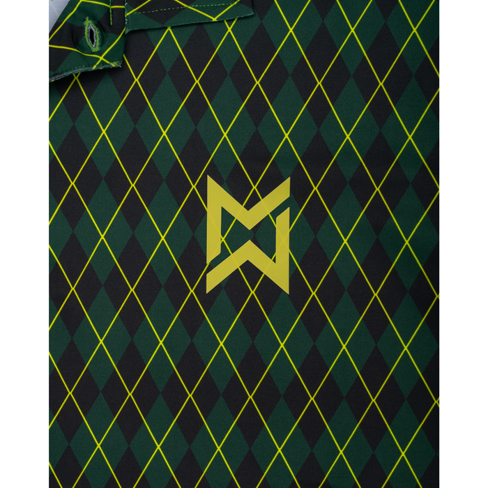 Midway Sports Men's "Iguana Greens" Argyle Golf Polo