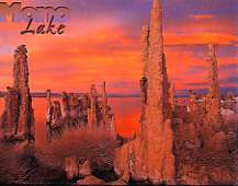 Mono Lake Sunset Magnet