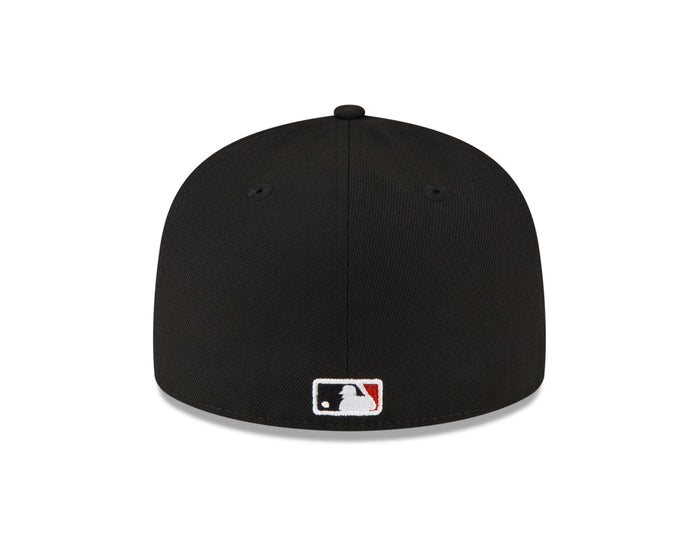 New Era 59fifty-Black San Francisco Giants Fitted 60th Anniversary Metallic Logo Side Patch