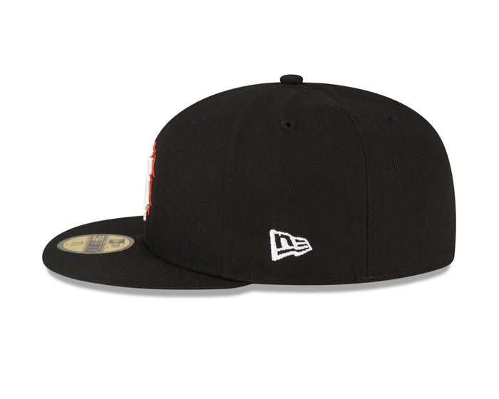 New Era 59fifty-Black San Francisco Giants Fitted 60th Anniversary Metallic Logo Side Patch